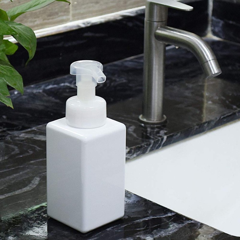 UUJOLY Foaming Soap Dispenser, 450ml (15oz) Refillable Pump Bottle Plastic