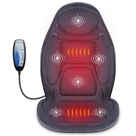 Snailax Massage Car Seat Cover Cushion Warm Heated Universal For Truck Office