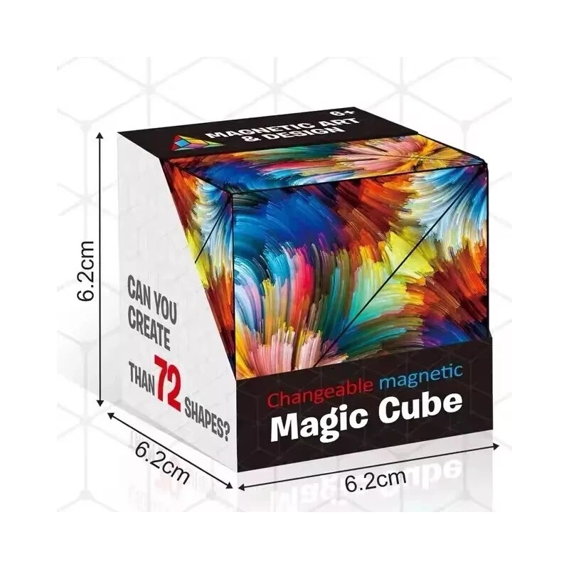 Changeable magnetic magic cube - Magic Cube for Kids -