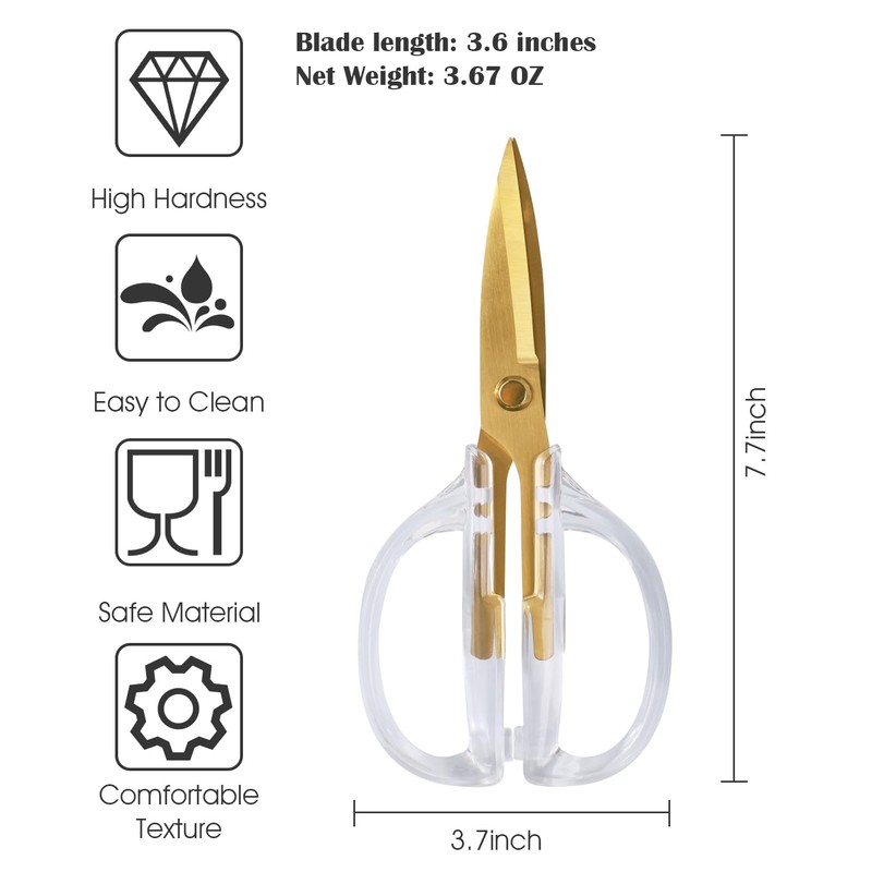 Kitchen Shears Scissors & Sharp Scissors, ARCHIKING 7.7inch Cooking Scissors,