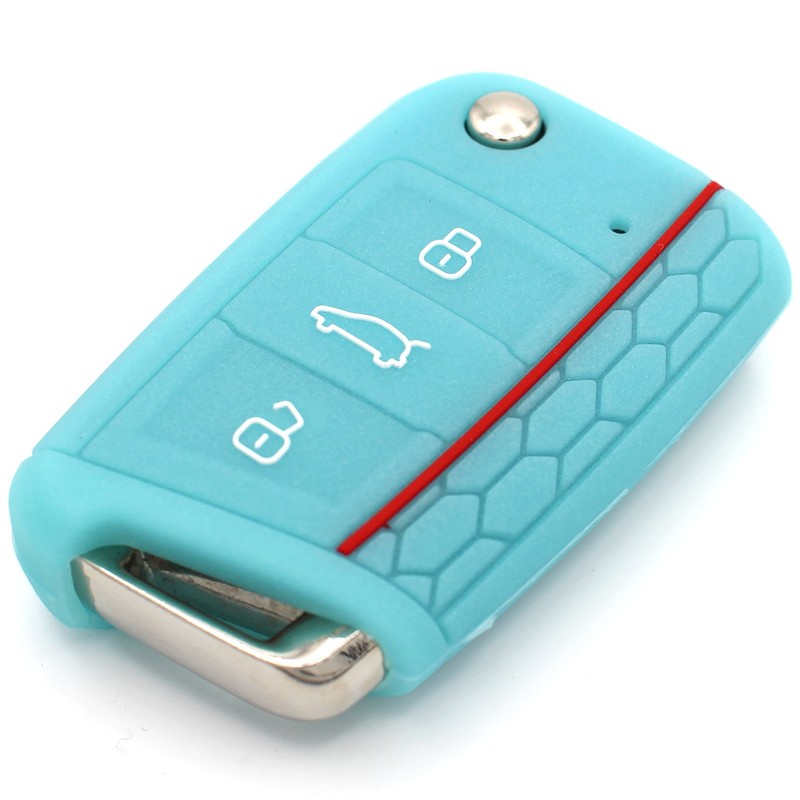 VB Key Case for 3-Button Car Key Silicon Cover Key