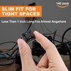 140 Pack 3/4" Zip Tie Adhesive Mounts Self Adhesive Cable