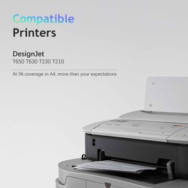 Chipink 712 XL Ink Cartridges Combo Pack Replacement Compatible for HP 712 Ink Cartridges 712XL for DesignJet T650 T630 T230 T210 (4 Pack, Black Cyan Yellow Magenta) (3ED71A 3ED69A 3ED68A 3ED67A)