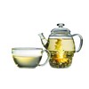 Teaposy Charme Gift Set with Blooming Teas, Herbal Teas, Teapot