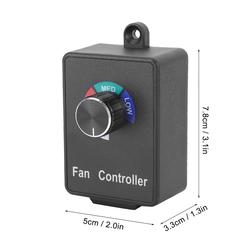 Electronic Stepless Speed Governor Duct Fan Variable Speed Controller Switch