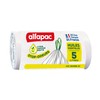 ALFAPAC - 25 Müllbeutel, 5 l, mit Zugband, Geruchsstop mit