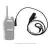 EMSea Walkie Talkie Headset Inline PTT Mic G-Shape Earpiece Compatible