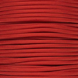 PARACORD PLANET 50' Feet of Type III 550 Paracord - Scarlet Red