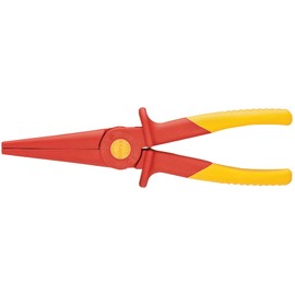 Draper 6083 Knipex Fully Insulated 'S' Range Soft Grip Long Nose Pliers, Multi-Colour, 220 mm