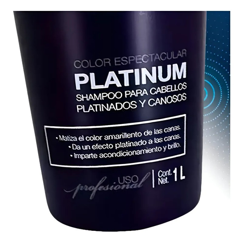 Shampoo Matizador De Canas Profesional Xiomara 1 Lt