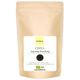 Lapsang Souchong Organic, China Black Tea, 2023 Harvest, Fujian Province, 100 g, Loose Leaves, Full-bodied Flavour, with Soft Smoky Notes