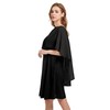 florynova Womens Chiffon Cape Shawls for Wedding Dresses Elegant Banquet