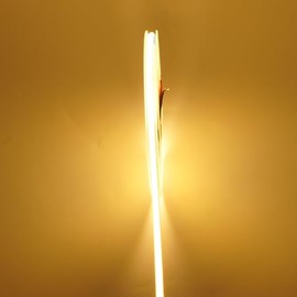 Boarda Yellow COB LED Strip,12V 5mm Width 400LEDs/m RA>90 High CRI LED Tape Light,Yellow,16.4FT 2000LEDs IP30 COB LED Light for Indoor House Kitchen Room (Yellow, 12V-5mm Width-400LEDs/M)