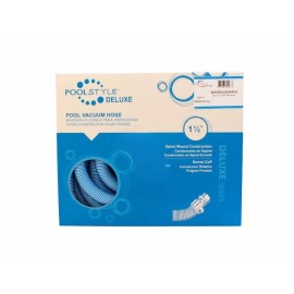 POOLSTYLE 1.5"x25' DELUXE SERIES VAC HOSE W/ SWIVEL CUFF PS780 (POOLSTYLE- BO520112025PCO