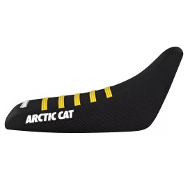 Enjoy Mfg Arctic Cat 50 90 Gripper Seat Cover  2002 - 2005  ALL BLACK/YELLOW rib #256