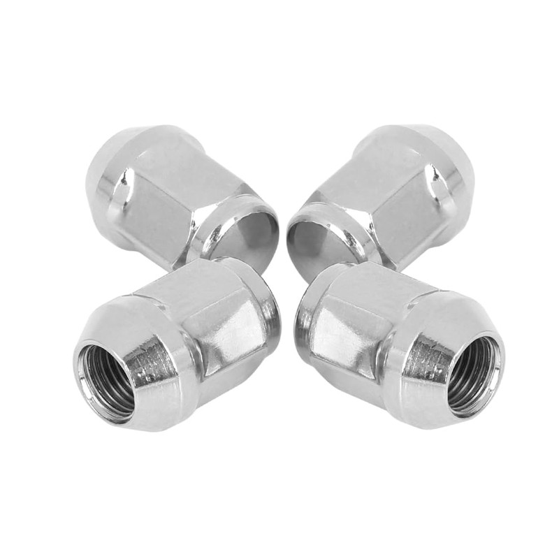 X AUTOHAUX 4 Pcs M14x1.5 35mm Chrome Wheel Lug Nuts