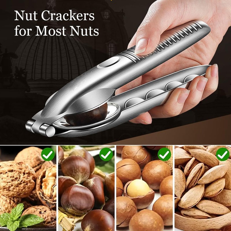 Nutcracker Chestnut Opener, 304 Stainless Steel Chestnut Cutter Tool Chestnut