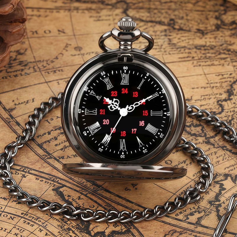 DerMacht Gifts for Veterans, Pocket Watch for Veterans with Military