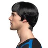 Boland 86410 - Perücke Space Officer, schwarz, Weltraum, Spock, Raumschiff,