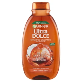 Garnier Shampoo Ultra Sweet Coconut Oil and Cocoa Butter Shampoo for Frizzy Hair 300ml