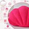 Lfsaaj Hot Pink Seashell Throw Pillows, Shell Shaped Throw Pillows,
