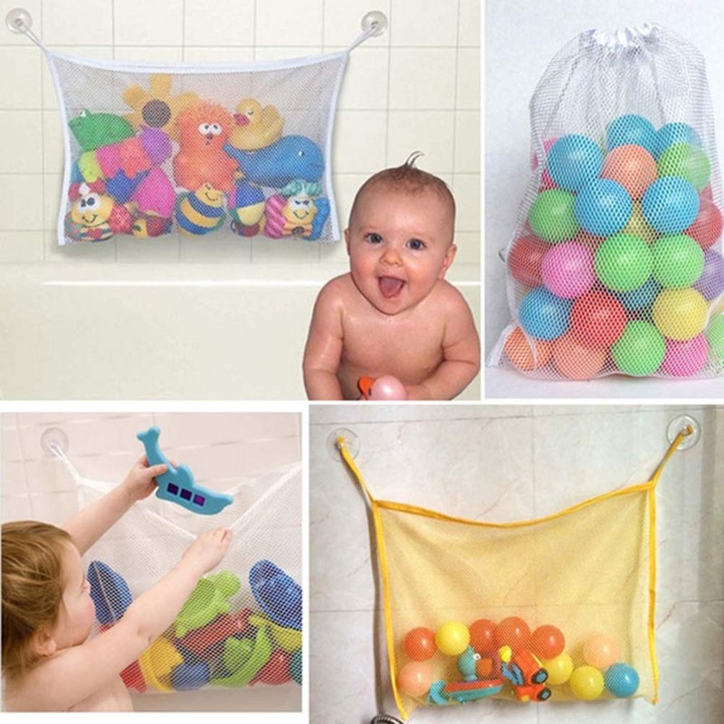 Kids Tub Cubby Bath Toy Storage, Rugged Easy Drying Children