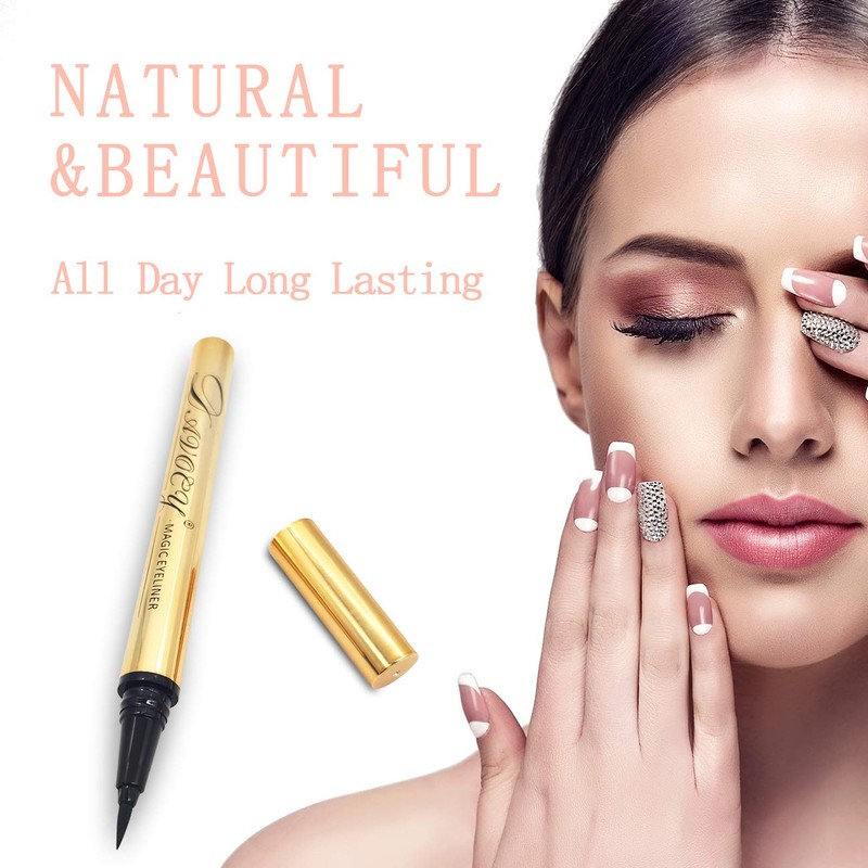 Davocy Magnetic Eyeliner for False Eyelash, No Glue Need, Suitable