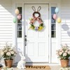 Easter Bunny Spring Wreath for Easter Decorations Artificial Easter Rabbit