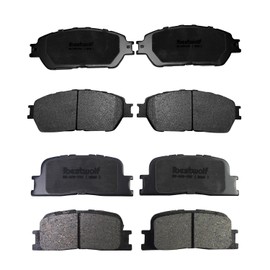 IBESTWOLF Front and Rear Ceramic Brake Pads for 2002-2003 Lexus ES300 for 2004-2006 Lexus ES330, Disc Brake Pad Replacement P-906 P-885