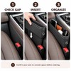 Car Seat Gap Organizer Pocket – Slim Leather Side Storage