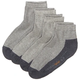 Camano Men's 5932 Sport Quarter 4 Paar Sportswear, Grey (Grey 10), 9/11 (Manufacturer size: 43/46)