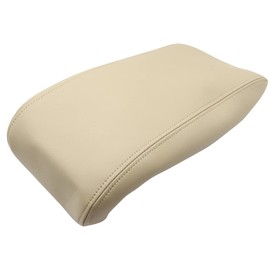 SecosAutoparts Leather Center Console Lid Armrest Cover Tan Compatible with Jeep Grand Cherokee 2011-2019