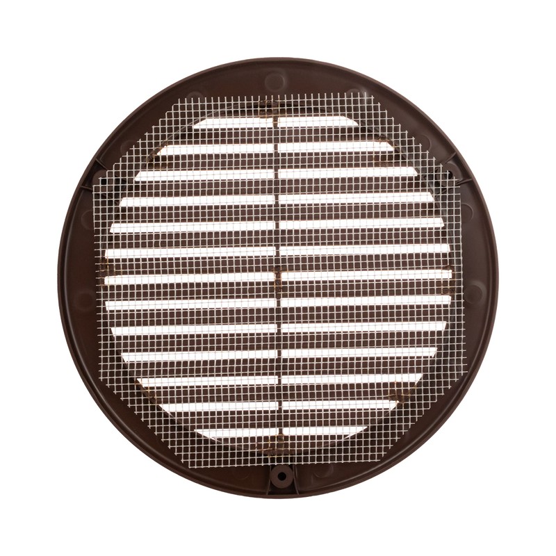 Vent Systems 6" Inch (Opening Dimensions) Brown Soffit Vent Cover