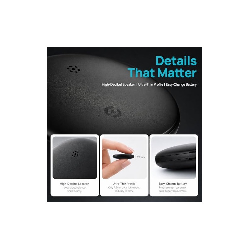 Tracee GPS Tracker 2.0 - Advanced Anti-Lost Compact Locator