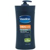Vaseline Men Healing Moisture Body Lotion, Fast Absorbing, 20.3 oz