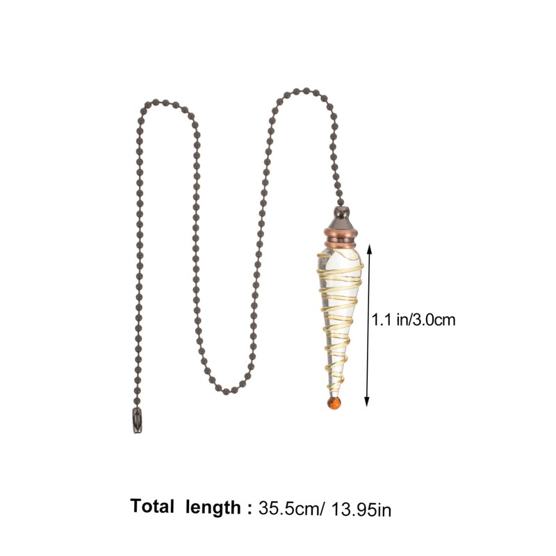 Operitacx Lighting Beaded Pull Chain Ceiling Fan Pendant Decor Replacement