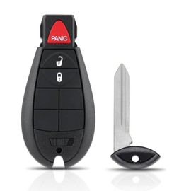 Key Fob Replacement Fits for Jeep Cherokee 2014 2015 2016 2017 2018 2019 Keyless Entry Remote Control GQ4-53T, 3 Buttons