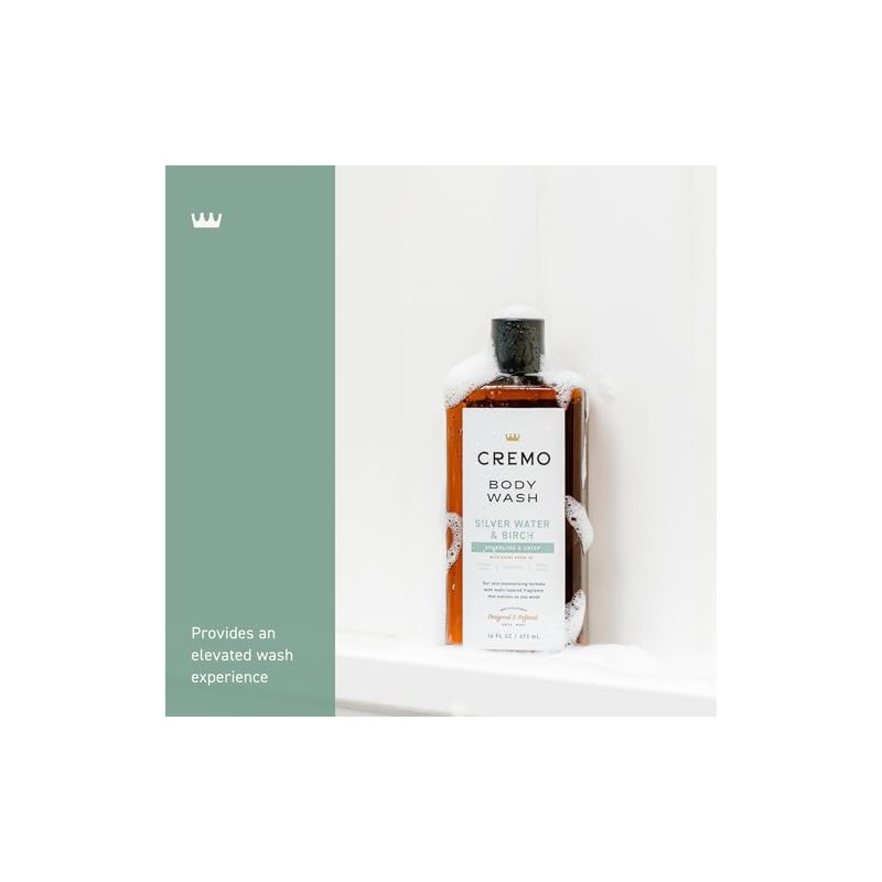 Cremo Body Wash Men, A Revitalizing Combination of Glacier-Fed Streams