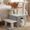 Heybly Cat Scratching Post, Pet Steps for Indoor Cats and