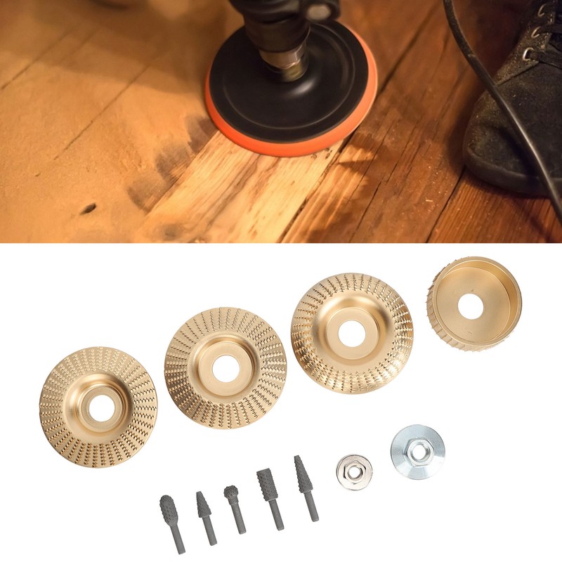 Wood Carving Disc Rotary File Set Angle Grinder Grinding Shaping