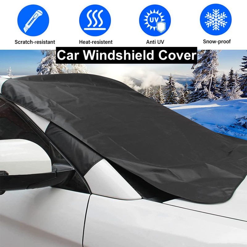 Car Windscreen Cover GENERISE Reversible All Seasons Car Screen Cover