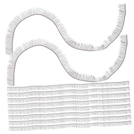 Tofficu 10pcs Doll Eyelashes Thick Curly Faux Lashes for DIY Doll Eye Makeup for Crafts Beginner Friendly Application