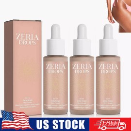 Unbranded 1~3X Zeria Drops Sunless Tanning Drops Natural Boost Melanin Enhancing Skin Tone - 3PCS