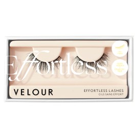 Velour Effortless Lashes - Natural-Looking False Eyelashes - Fluffy & Lightweight No-Trim Lashes – Reusable Fake Lashes All Eye Shapes - Vegan & Cruelty-Free – Lash Glue not Included (First Love)