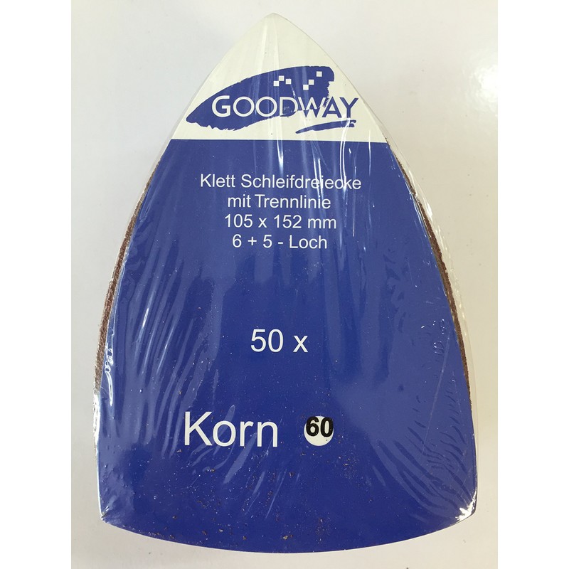 Prio Sanding Triangles │ Velcro Sanding Sheets │ 50 Pieces