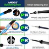 ANBES Soldering Iron Kit Electronics, 60W Adjustable Temperature Welding Tool,
