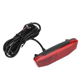 Demeras E-bike Warning Lamp Bicycle Brake Light Electric Bike 6V - 60V Tailight LED Warning Light Night Riding Equipment for SM Connector