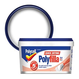 Polycell PLCQDP500G Multi-Purpose Quick Drying Polyfilla Tub, 500 g