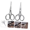 Healeved Professional Eyebrow Trimmer Scissors for Men Stainless Grooming Tools