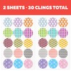 BevBands set of 30 Static Cling Drink Markers, Series 2